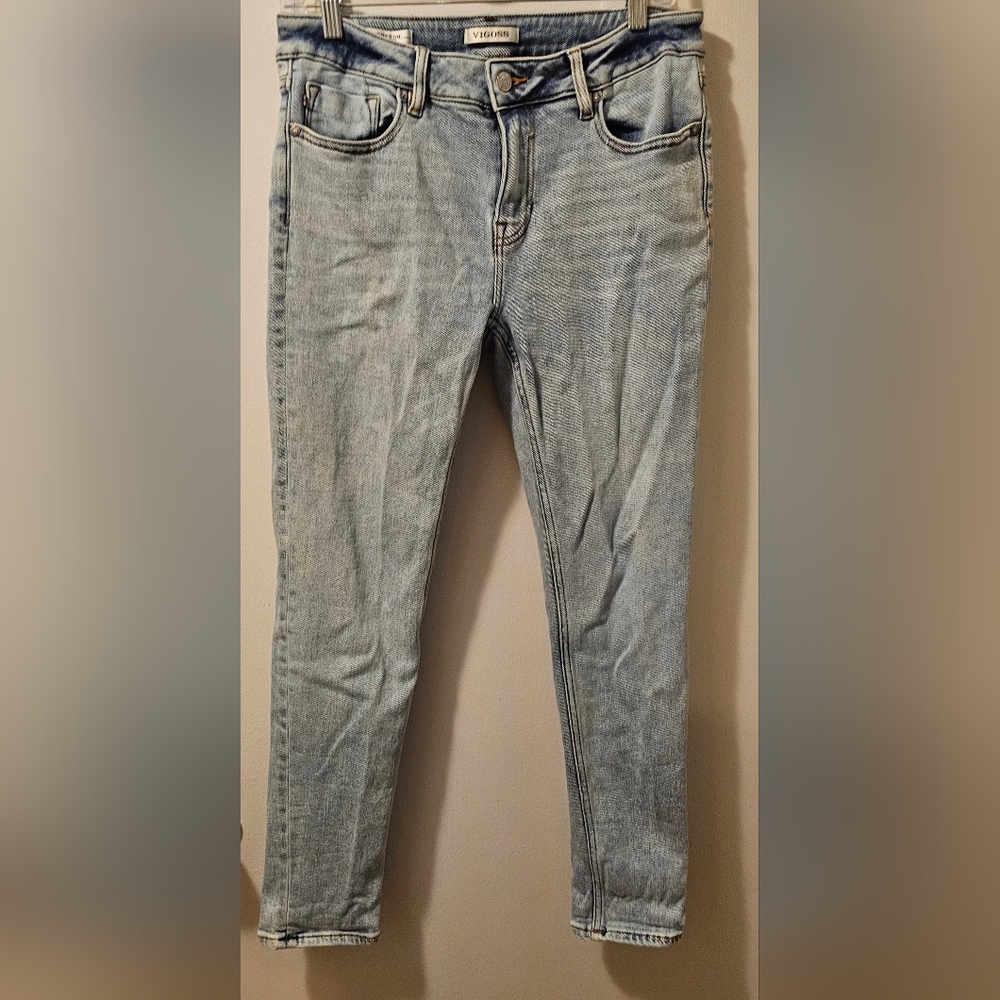 Vigoss Thompson Tomboy Jeans Stretch Light Wash Women's Size 30